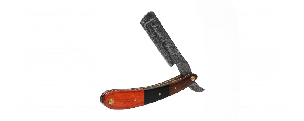 imperial touch damascus steel straight razor